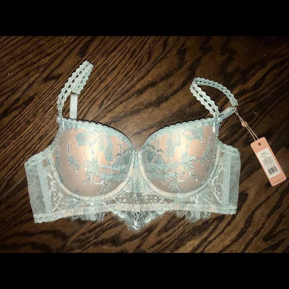 BHLDN Light Blue Palindrome 36C Bra